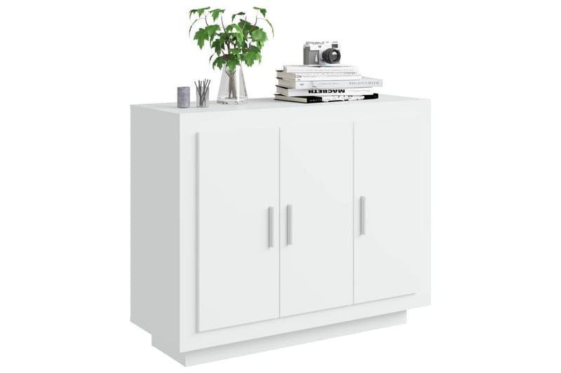 beBasic Skänk vit 92x35x75 cm konstruerat trä - Förvaring - Förvaringsmöbler - Skänkar & sideboards