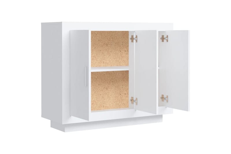 beBasic Skänk vit 92x35x75 cm konstruerat trä - Förvaring - Förvaringsmöbler - Skänkar & sideboards