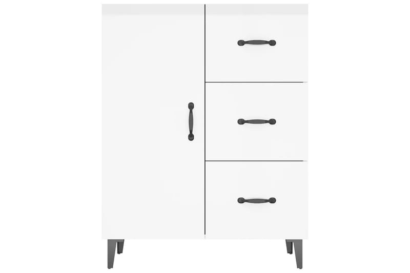 beBasic Skänk vit högglans 69,5x34x90 cm konstruerat trä - Förvaring - Förvaringsmöbler - Skänkar & sideboards