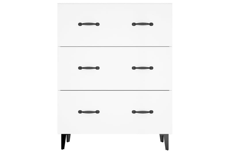 beBasic Skänk vit högglans 69,5x34x90 cm konstruerat trä - Förvaring - Förvaringsmöbler - Skänkar & sideboards