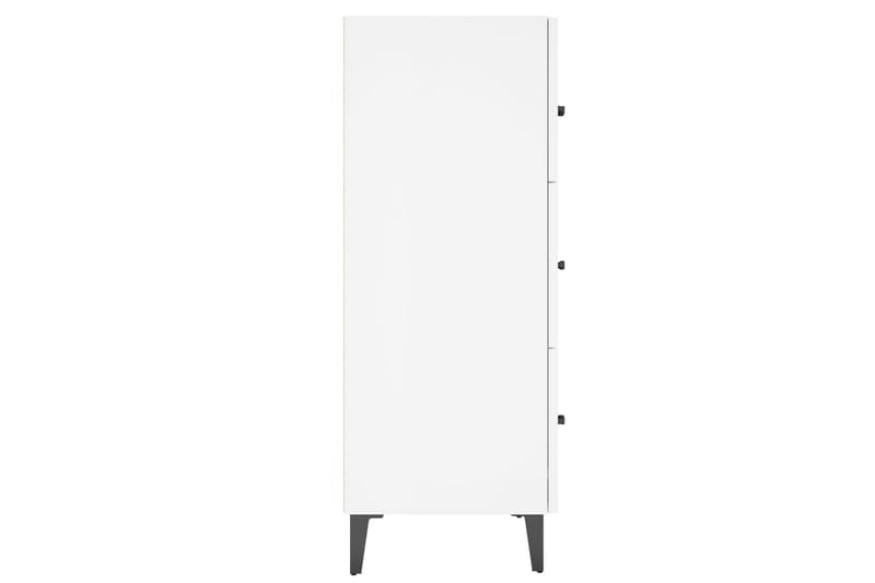 beBasic Skänk vit högglans 69,5x34x90 cm konstruerat trä - Förvaring - Förvaringsmöbler - Skänkar & sideboards