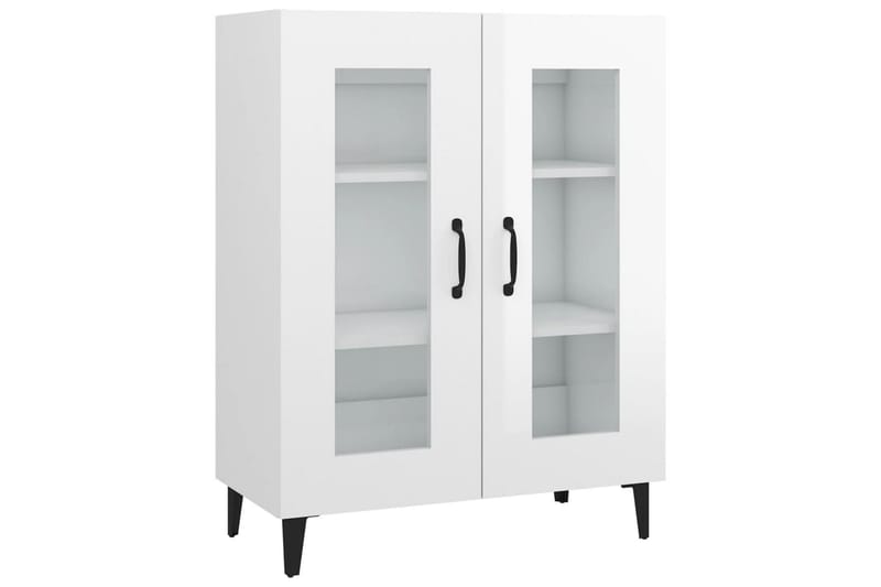 beBasic Skänk vit högglans 69,5x34x90 cm konstruerat trä - Förvaring - Förvaringsmöbler - Skänkar & sideboards