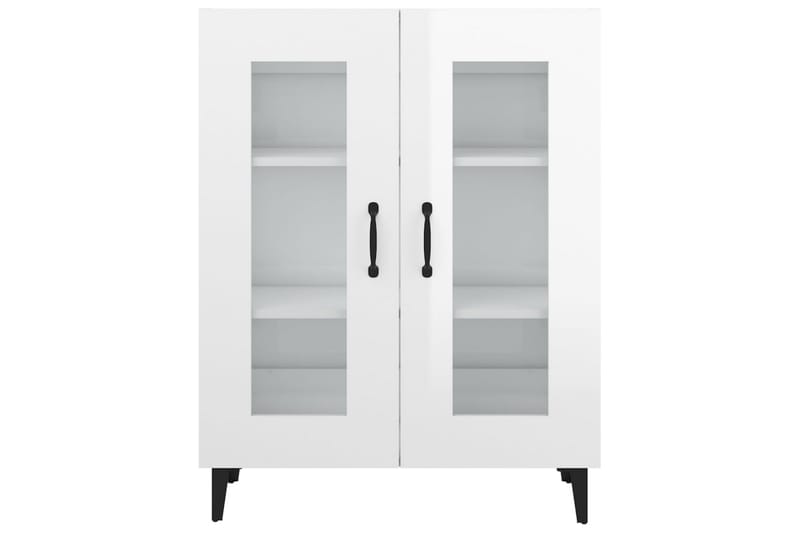 beBasic Skänk vit högglans 69,5x34x90 cm konstruerat trä - Förvaring - Förvaringsmöbler - Skänkar & sideboards