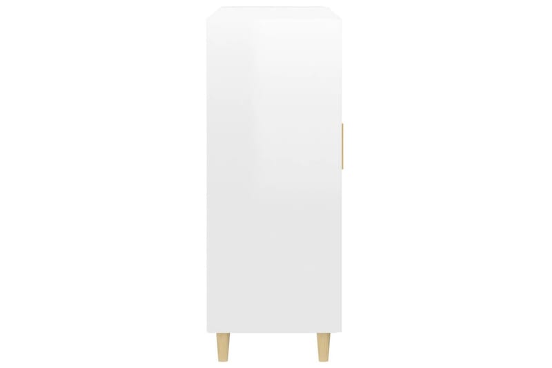 beBasic Skänk vit högglans 69,5x34x90 cm konstruerat trä - Förvaring - Förvaringsmöbler - Skänkar & sideboards