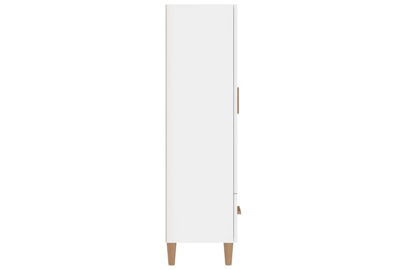 beBasic Skänk vit högglans 70x31x115 cm konstruerat trä - Förvaring - Förvaringsmöbler - Skänkar & sideboards