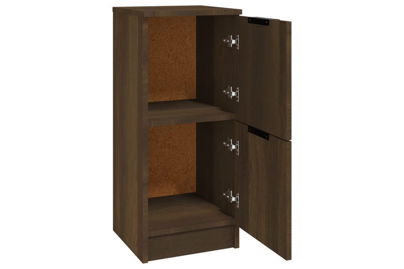 beBasic Skänkar 2 st brun ek 30x30x70 cm konstruerat trä - Förvaring - Förvaringsmöbler - Skänkar & sideboards