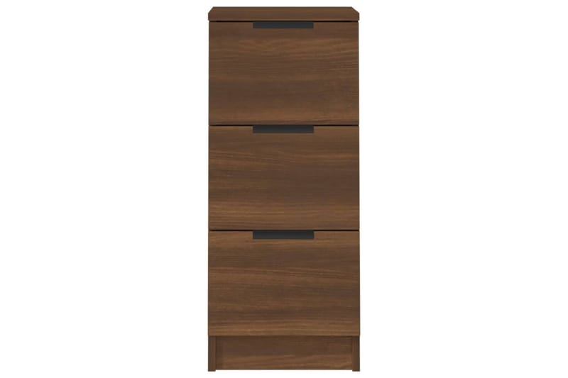 beBasic Skänkar 2 st brun ek 30x30x70 cm konstruerat trä - Förvaring - Förvaringsmöbler - Skänkar & sideboards