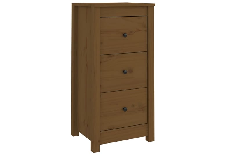 beBasic Skänkar 2 st honungsbrun 40x35x80 cm massiv furu - Förvaring - Förvaringsmöbler - Skänkar & sideboards