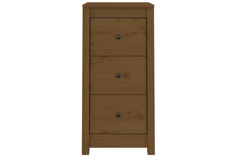 beBasic Skänkar 2 st honungsbrun 40x35x80 cm massiv furu - Förvaring - Förvaringsmöbler - Skänkar & sideboards