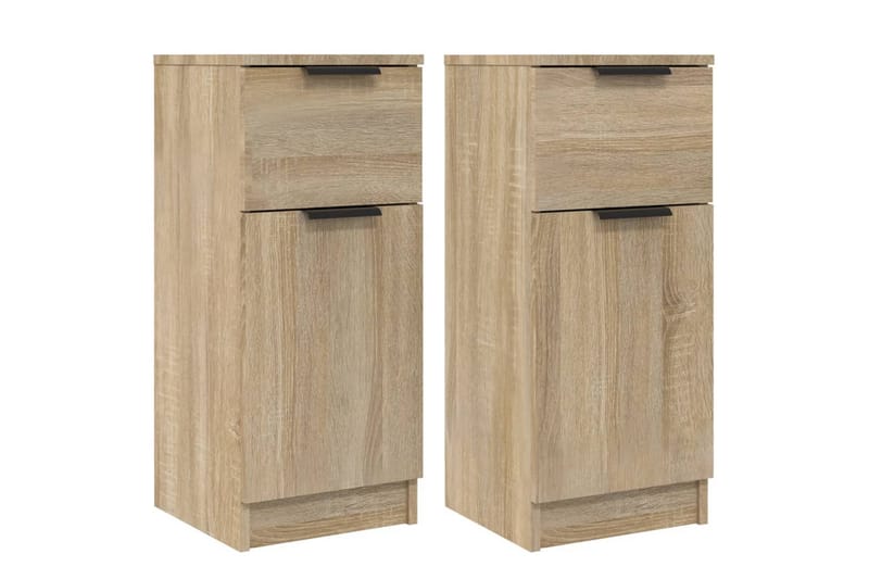 beBasic Skänkar 2 st sonoma-ek 30x30x70 cm konstruerat trä - Förvaring - Förvaringsmöbler - Skänkar & sideboards