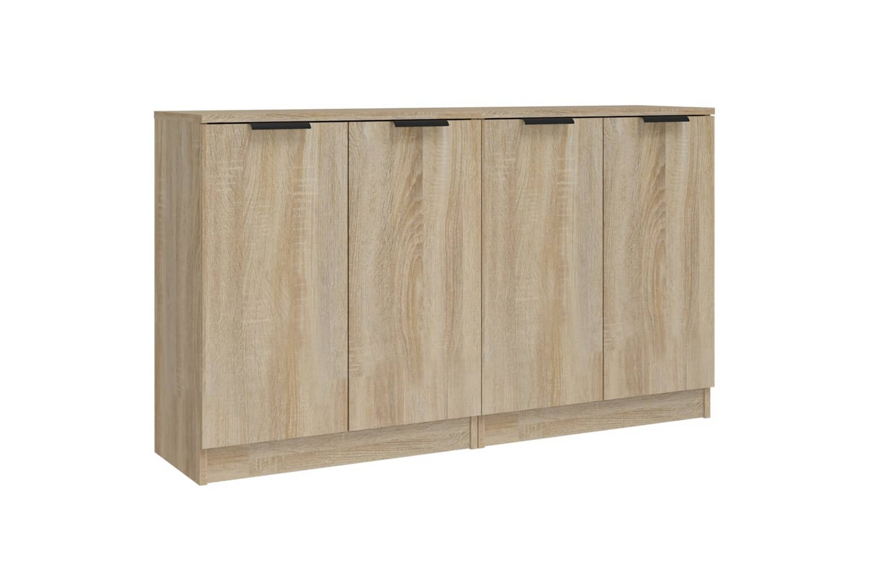 beBasic Skänkar 2 st sonoma-ek 60x30x70 cm konstruerat trä –