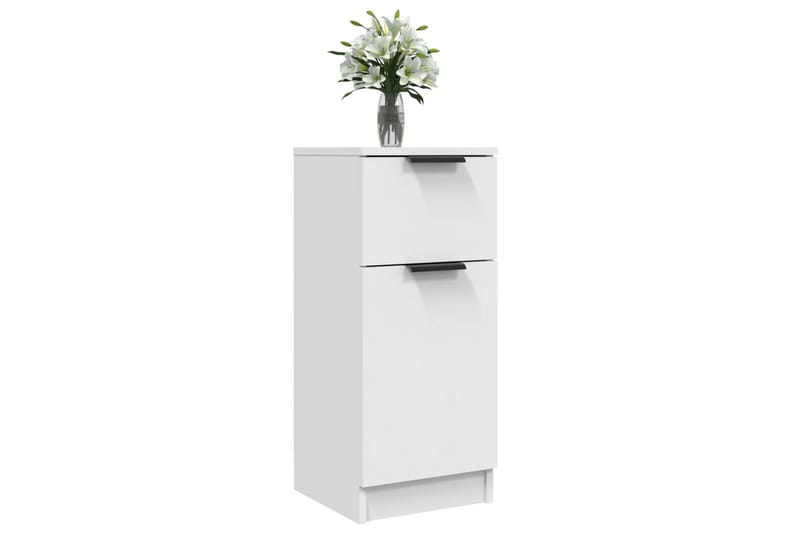 beBasic Skänkar 2 st vit 30x30x70 cm konstruerat trä - Förvaring - Förvaringsmöbler - Skänkar & sideboards