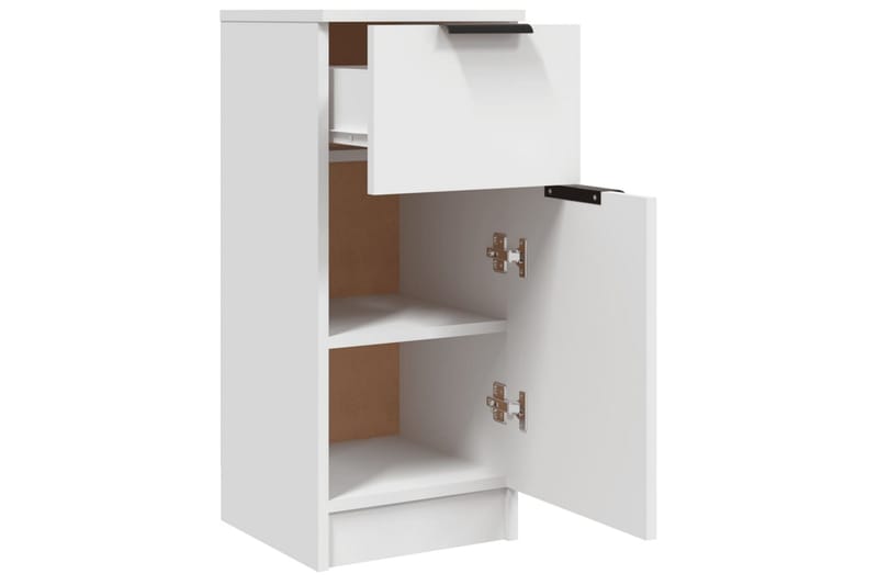 beBasic Skänkar 2 st vit 30x30x70 cm konstruerat trä - Förvaring - Förvaringsmöbler - Skänkar & sideboards