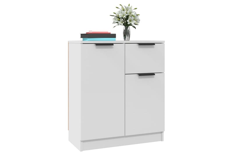 beBasic Skänkar 2 st vit 60x30x70 cm konstruerat trä - Förvaring - Förvaringsmöbler - Skänkar & sideboards