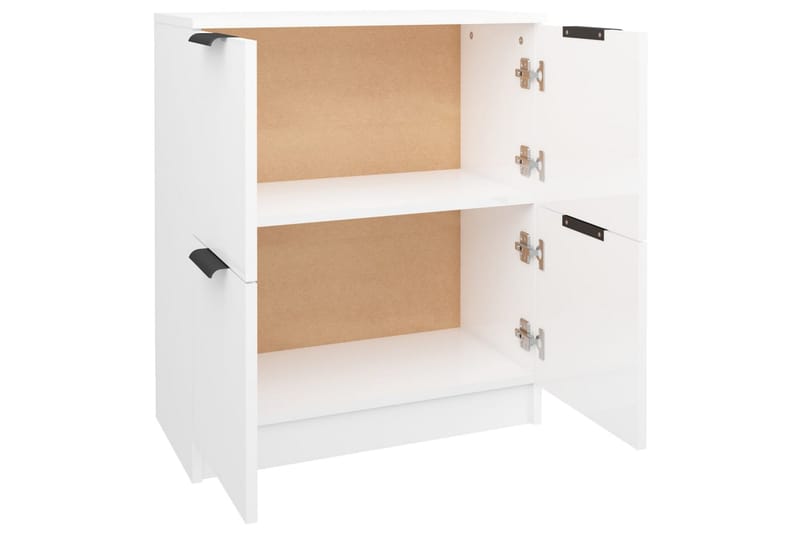 beBasic Skänkskåp vit högglans 60x30x70 cm konstruerat trä - Förvaring - Förvaringsmöbler - Skänkar & sideboards