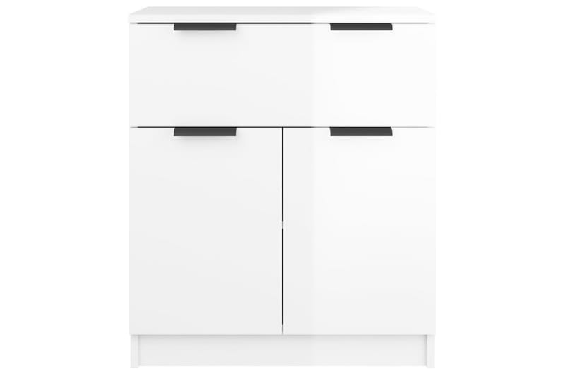 beBasic Skänkskåp vit högglans 60x30x70 cm konstruerat trä - Förvaring - Förvaringsmöbler - Skänkar & sideboards