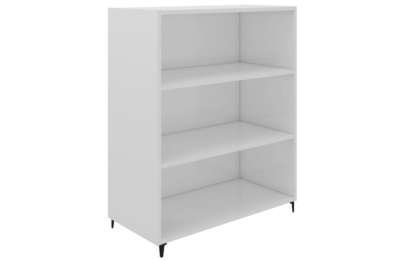 beBasic Skänkskåp vit högglans 69,5x32,5x90 cm konstruerat trä - Skänkar & sideboards