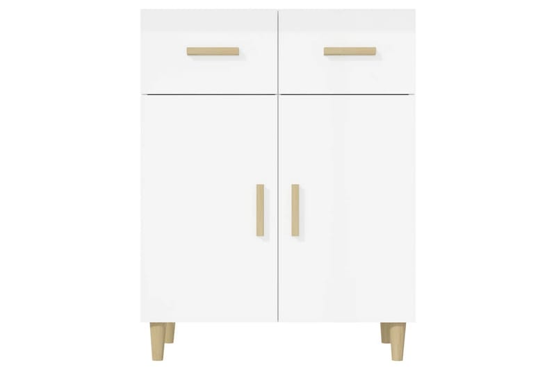 beBasic Skänkskåp vit högglans 69,5x34x89 cm konstruerat trä - Förvaring - Förvaringsmöbler - Skänkar & sideboards