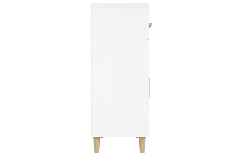 beBasic Skänkskåp vit högglans 69,5x34x89 cm konstruerat trä - Förvaring - Förvaringsmöbler - Skänkar & sideboards