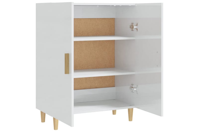 beBasic Skänkskåp vit högglans 70x34x90 cm konstruerat trä - Förvaring - Förvaringsmöbler - Skänkar & sideboards