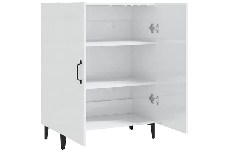 beBasic Skänkskåp vit högglans 70x34x90 cm konstruerat trä - Förvaring - Förvaringsmöbler - Skänkar & sideboards