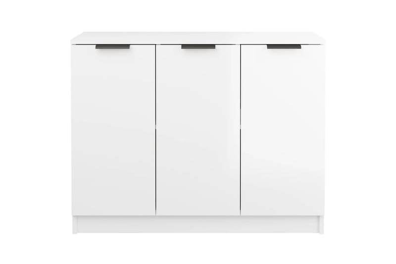 beBasic Skänkskåp vit högglans 90,5x30x70 cm konstruerat trä - Förvaring - Förvaringsmöbler - Skänkar & sideboards