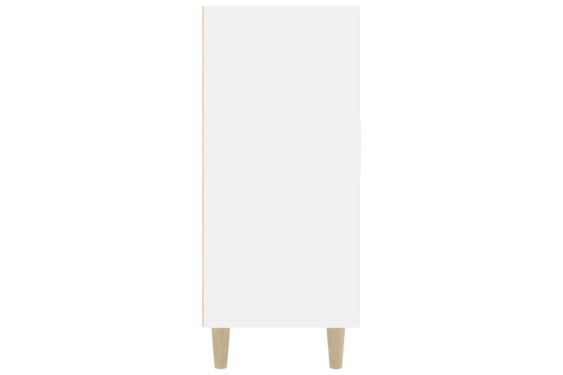 beBasic Skänkskåp vit högglans 90x34x80 cm konstruerat trä - Förvaring - Förvaringsmöbler - Skänkar & sideboards