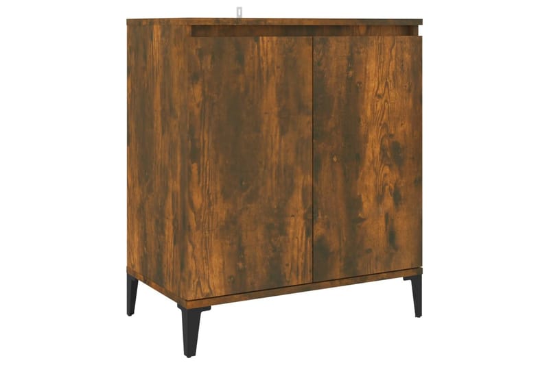 beBasic Skåp rökfärgad ek 60x35x70 cm konstruerat trä - Förvaring - Förvaringsmöbler - Skänkar & sideboards