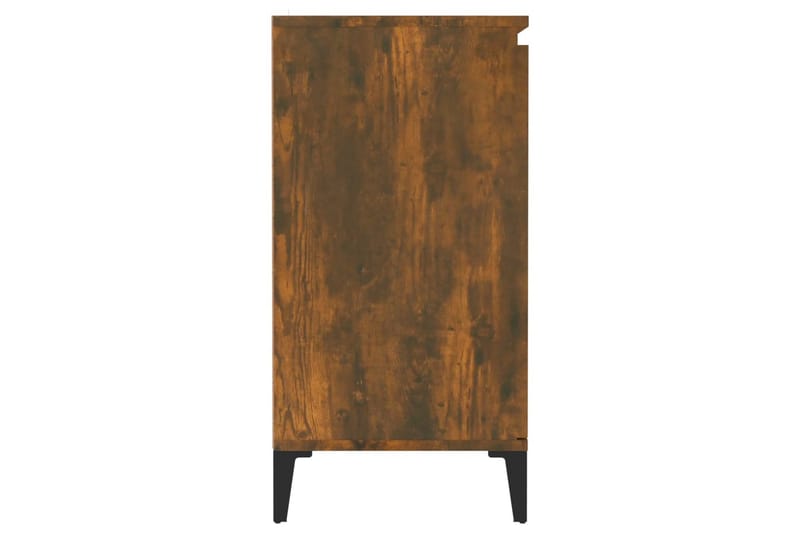 beBasic Skåp rökfärgad ek 60x35x70 cm konstruerat trä - Förvaring - Förvaringsmöbler - Skänkar & sideboards