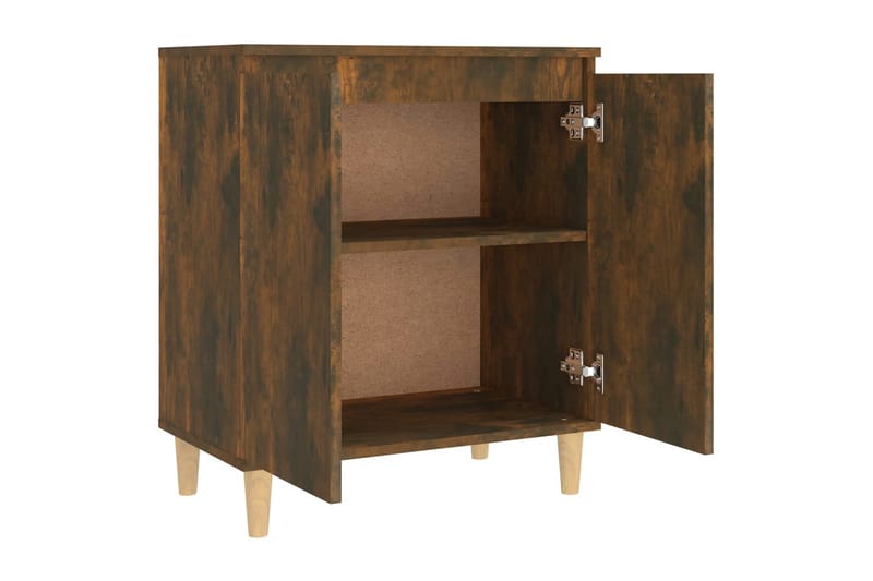 beBasic Skåp rökfärgad ek 60x35x70 cm konstruerat trä - Förvaring - Förvaringsmöbler - Skänkar & sideboards