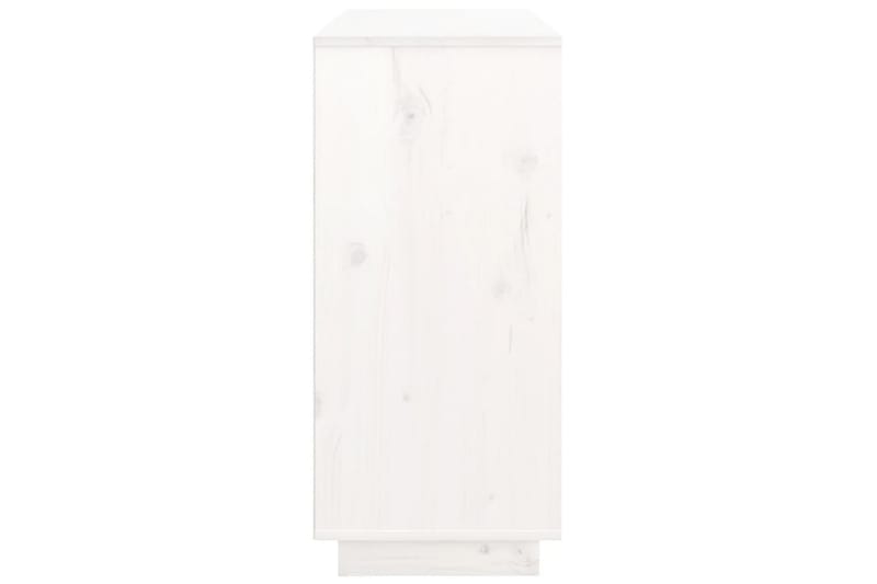 beBasic Skåp vit 111x34x75 cm massiv furu - Förvaring - Förvaringsmöbler - Skänkar & sideboards