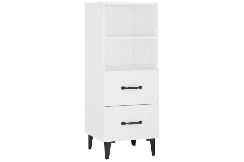 beBasic Skåp vit 34,5x34x90 cm konstruerat trä - Förvaring - Förvaringsmöbler - Skänkar & sideboards