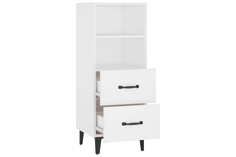 beBasic Skåp vit 34,5x34x90 cm konstruerat trä - Förvaring - Förvaringsmöbler - Skänkar & sideboards