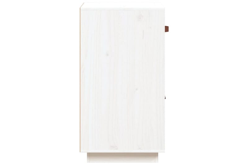 beBasic Skåp vit 34x40x75 cm massiv furu - Förvaring - Förvaringsmöbler - Skänkar & sideboards