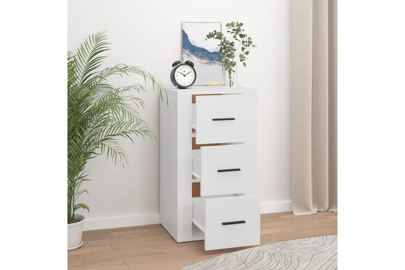 beBasic Skåp vit 40x33x70 cm konstruerat trä - Förvaring - Förvaringsmöbler - Skänkar & sideboards