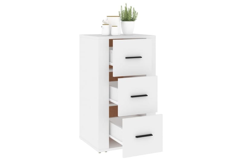 beBasic Skåp vit 40x33x70 cm konstruerat trä - Förvaring - Förvaringsmöbler - Skänkar & sideboards