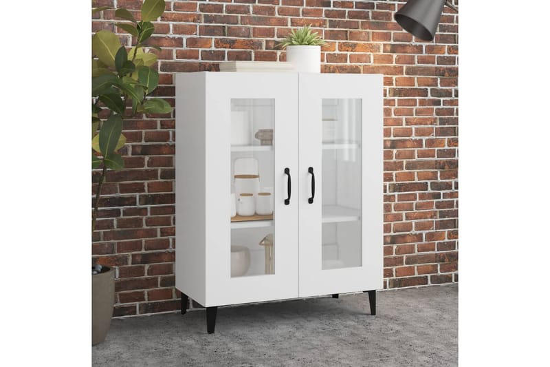 beBasic Skåp vit 69,5x34x90 cm konstruerat trä - Förvaring - Förvaringsmöbler - Skänkar & sideboards