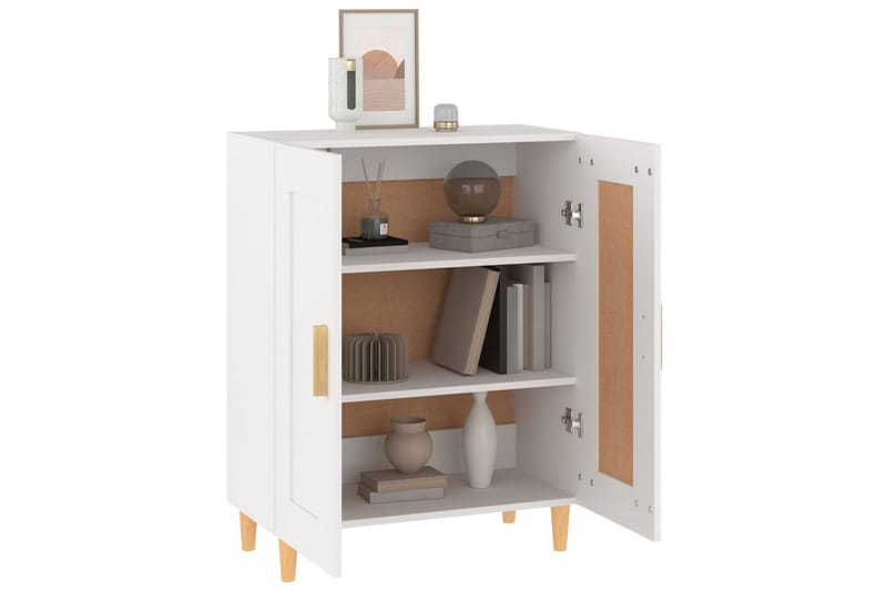 beBasic Skåp vit 69,5x34x90 cm konstruerat trä - Förvaring - Förvaringsmöbler - Skänkar & sideboards