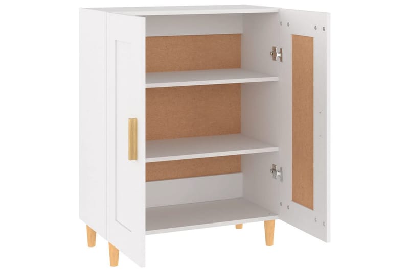 beBasic Skåp vit 69,5x34x90 cm konstruerat trä - Förvaring - Förvaringsmöbler - Skänkar & sideboards