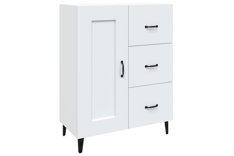 beBasic Skåp vit 69,5x34x90 cm konstruerat trä - Förvaring - Förvaringsmöbler - Skänkar & sideboards