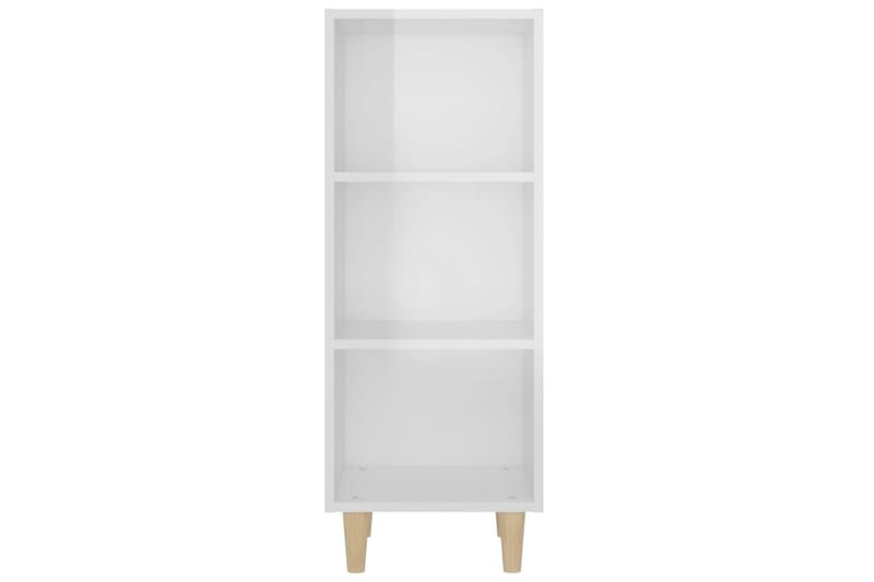 beBasic Skåp vit högglans 34,5x32,5x90 cm konstruerat trä - Förvaring - Förvaringsmöbler - Skänkar & sideboards