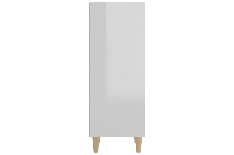 beBasic Skåp vit högglans 34,5x32,5x90 cm konstruerat trä - Förvaring - Förvaringsmöbler - Skänkar & sideboards