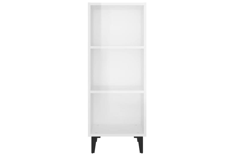 beBasic Skåp vit högglans 34,5x32,5x90 cm konstruerat trä - Förvaring - Förvaringsmöbler - Skänkar & sideboards