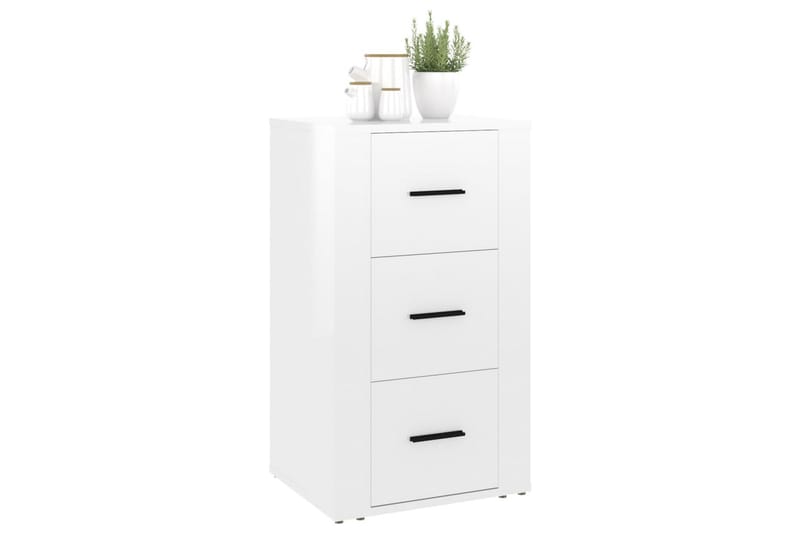 beBasic Skåp vit högglans 40x33x70 cm konstruerat trä - Förvaring - Förvaringsmöbler - Skänkar & sideboards