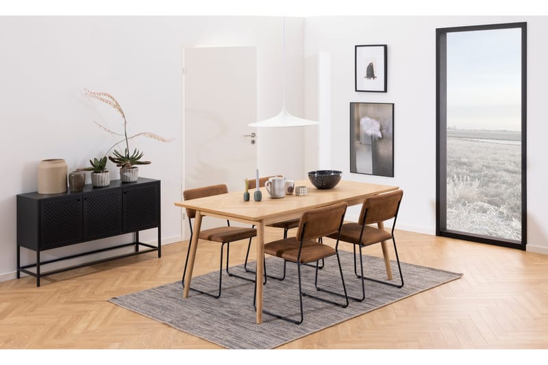 BOKET Skänk 125 cm Svart - Förvaring - Förvaringsmöbler - Skänkar & sideboards