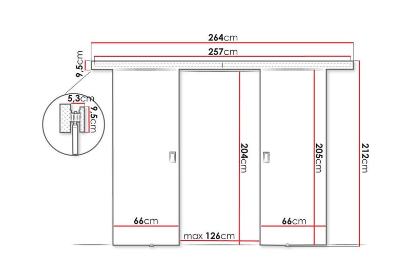 Clonmore Highboard Brun - Förvaring - Förvaringsmöbler - Byrå