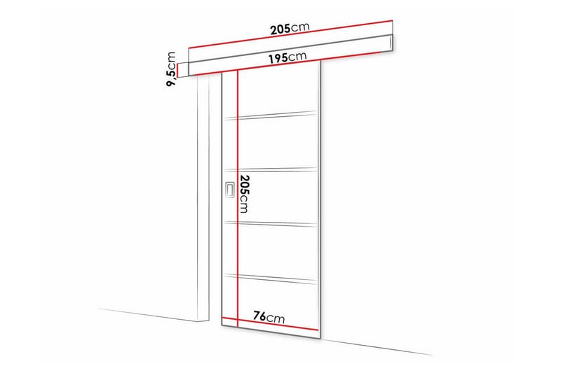 Clonmore Highboard Grafitgrå - Förvaring - Förvaringsmöbler - Byrå