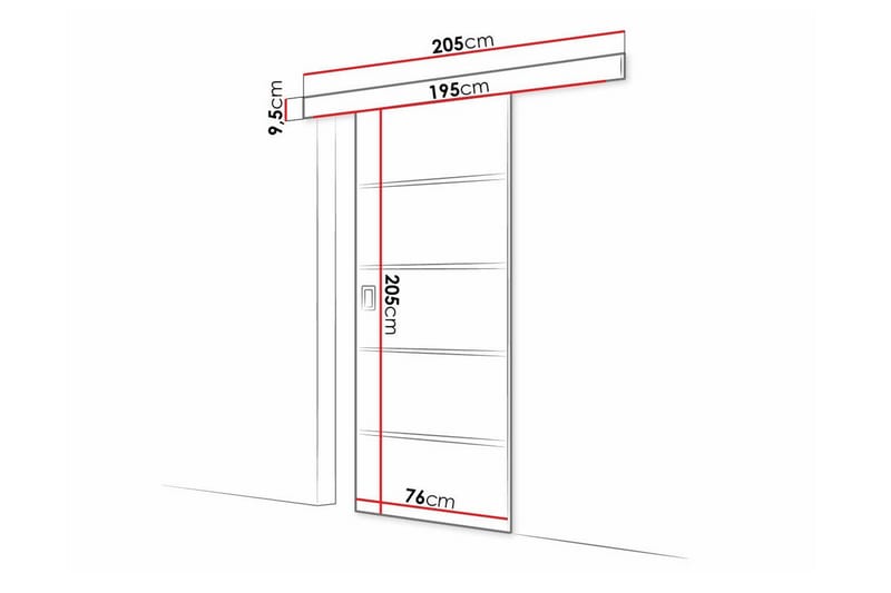 Clonmore Highboard Mörkbrun - Förvaring - Förvaringsmöbler - Byrå