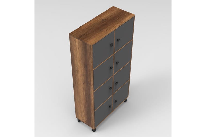 DORDRE Highboard 40x96 cm Teak/Antracit - Förvaring - Förvaringsmöbler - Byrå