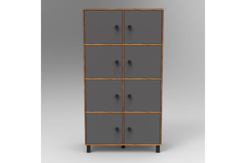 DORDRE Highboard 40x96 cm Teak/Antracit - Förvaring - Förvaringsmöbler - Byrå